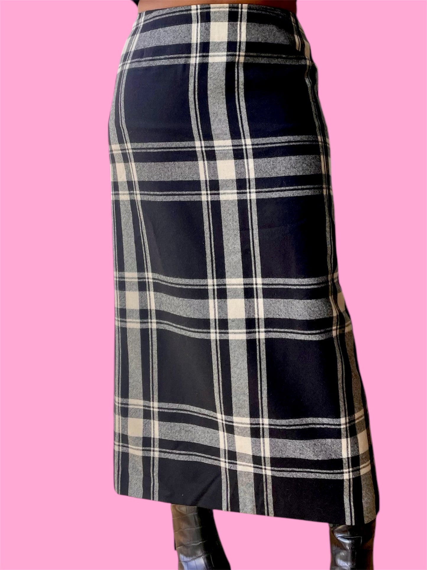 Plaid Maxi Skirt