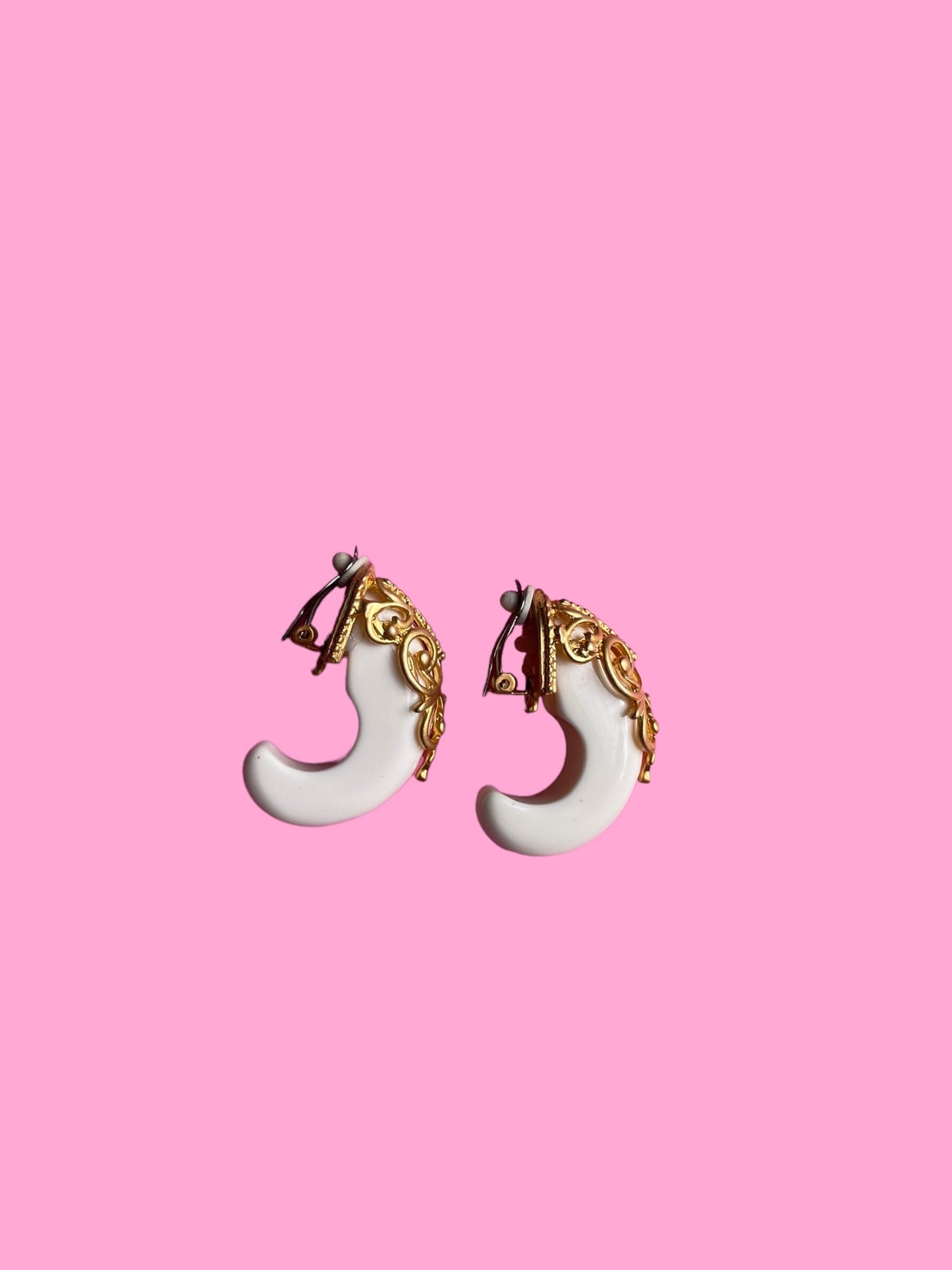 Vintage Horn Earrings